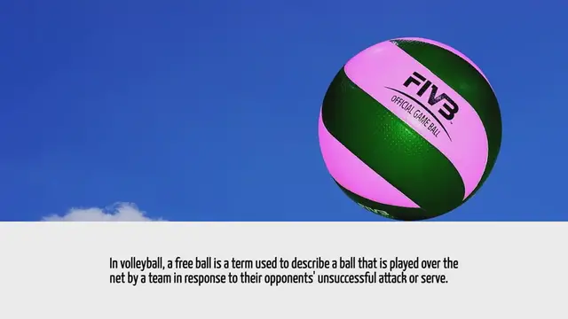 'Video thumbnail for What Is A Free Ball In Volleyball'