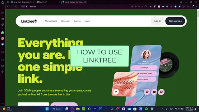 'Video thumbnail for How To Set Up & Use Linktree (2024)  Linktree Complete Tutorial'