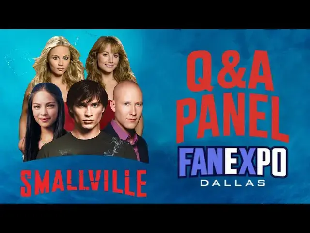 'Video thumbnail for Smallville Cast REUNION Q&A! Tom Welling, Michael Rosenbaum, Erika & Laura | Fan Expo Dallas'