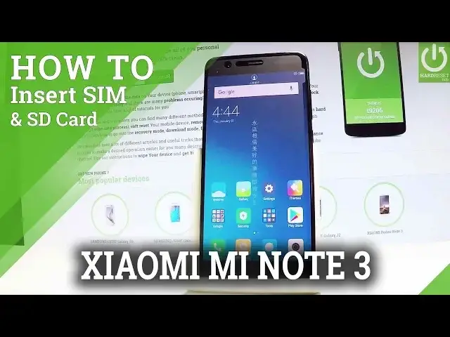 'Video thumbnail for How to Insert Nano SIM in XIAOMI Mi Note 3 - Install SIM Card'