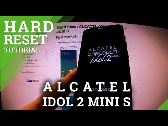 'Video thumbnail for Hard Reset Alcatel Idol 2 Mini S - factory reset by Android settings'
