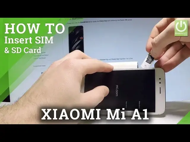 'Video thumbnail for XIAOMI Mi A1 INSERT SIM & SD / Nano SIM and Micro SD Slot'