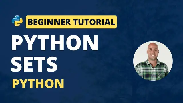 'Video thumbnail for Python Sets (Python Beginner Tutorial)  | jcchouinard.com'