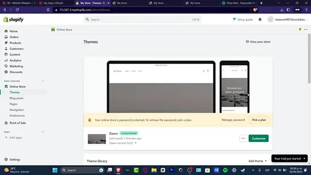 'Video thumbnail for How to Pause Shopify Store in 2024 - Step by Step Tutorial'