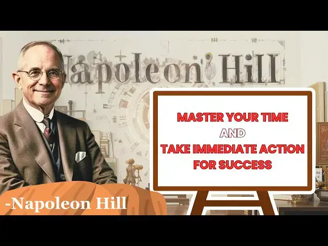 'Video thumbnail for STOP Wasting Years! How to Master Your Time & Take IMMEDIATE Action for Success | Napoleon Hill'