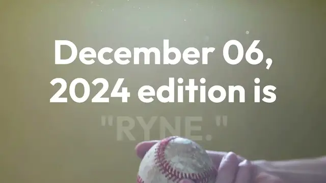 'Video thumbnail for Wall Street Mets Pitcher Stanek Crossword Clue Puzzle Answer from December 06, 2024'