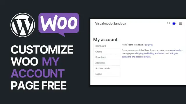 'Video thumbnail for How To Customize WooCommerce My Account Page For Free_ WordPress Tutorial'