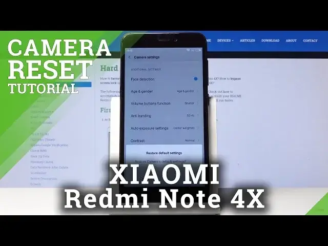 'Video thumbnail for How to Restore Camera Settings in Xiaomi Redmi 4X - Default Camera Settings'