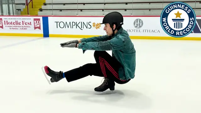 'Video thumbnail for Orion's record-breaking ice skating teapot, longest ever'