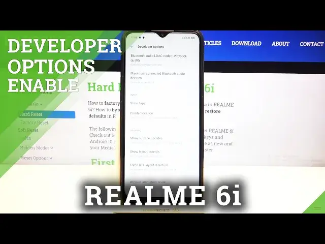 'Video thumbnail for How to Open Developer Mode in REALME 6i – Enable Developer Mode'