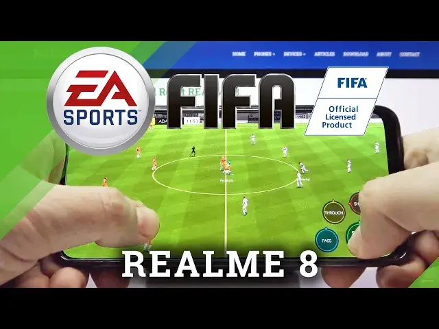 'Video thumbnail for Test Game Fifa Mobile on REALME 8 | MediaTek Helio G95 | 4 GB RAM | Gameplay - FPS Check'