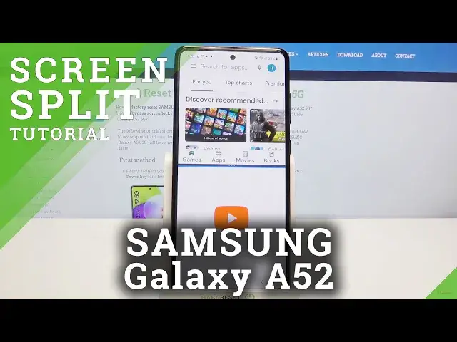 'Video thumbnail for How to Enter Split Screen on SAMSUNG Galaxy A52'