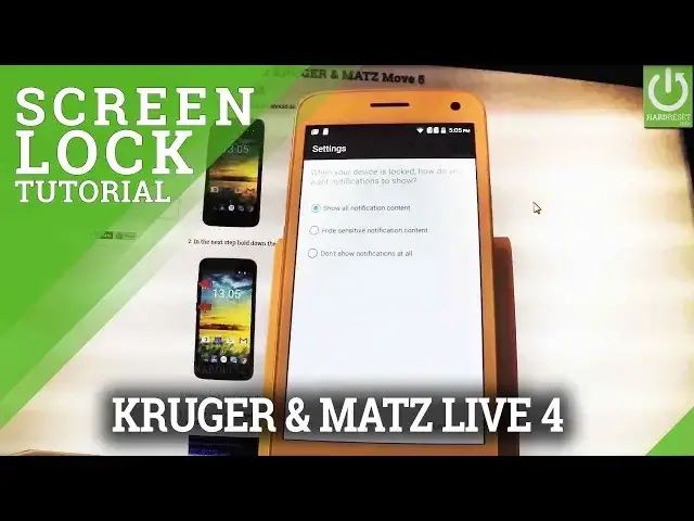 'Video thumbnail for How Set Up Screen Lock in KRUGER & MATZ Move 5 - Pattern Lock'