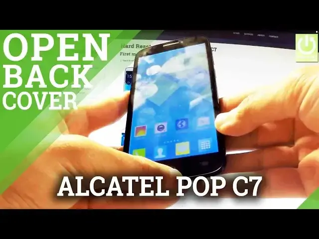 'Video thumbnail for Remove Battery in ALCATEL 7041D Pop C7 - Open Back Cover / Soft Reset'