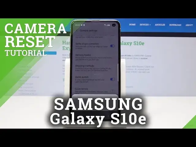 'Video thumbnail for How to Reset Camera in SAMSUNG Galaxy S10e - Restore Camera Settings'