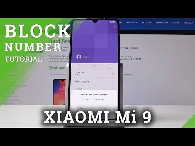 'Video thumbnail for Block Number in XIAOMI Mi 9 - Create Blacklist'