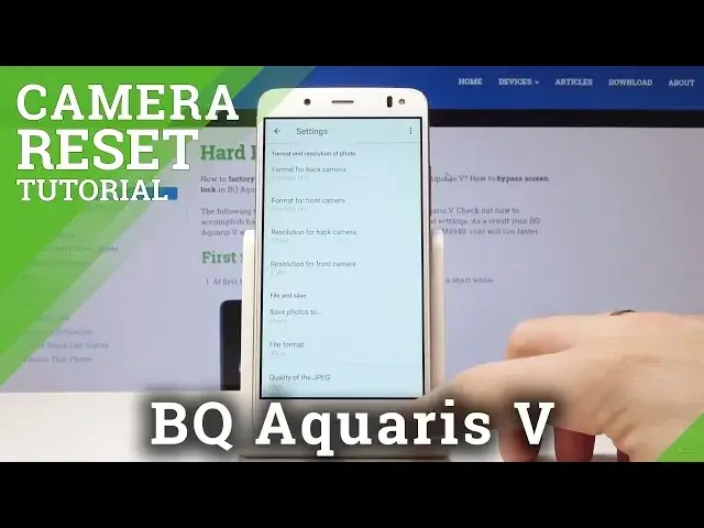'Video thumbnail for How to Restore Camera Settings in BQ Aquaris V - Reset Camera'