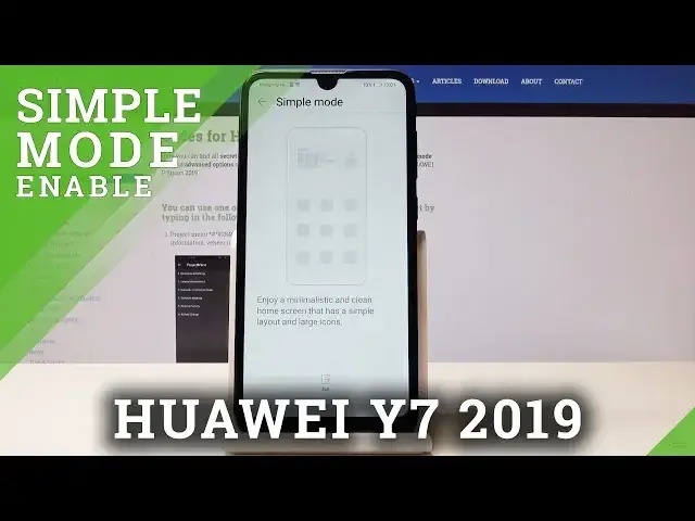'Video thumbnail for How to Enter Simple Mode in Huawei Y7 2019 - Large Icons'