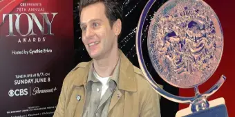 'Video thumbnail for Video: Jonathan Groff Loves Bringing Bobby Darin to the Laps of Broadway Audiences'