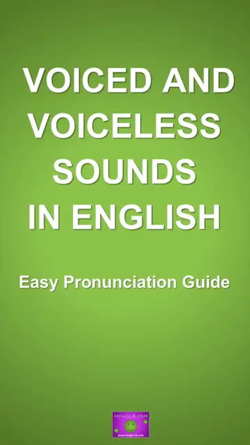 'Video thumbnail for Voiced and Voiceless Sounds in English: Easy Pronunciation Guide'