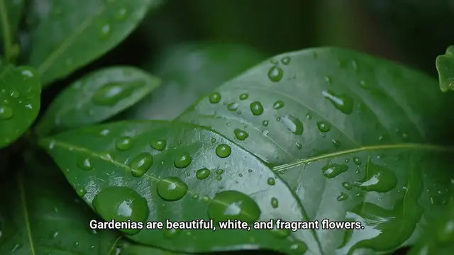 'Video thumbnail for Gardenias Flower'