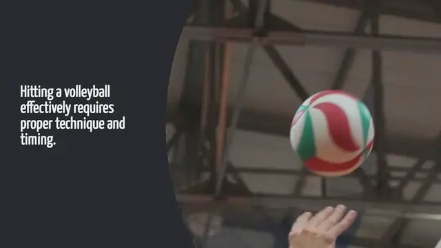 'Video thumbnail for How To Hit A Volleyball'