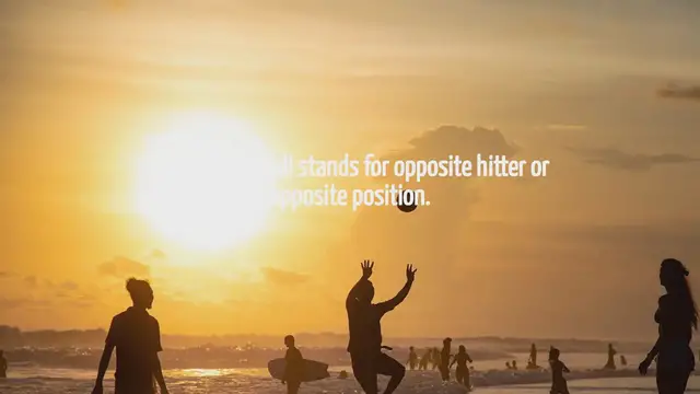 'Video thumbnail for What Is Opp In Volleyball'