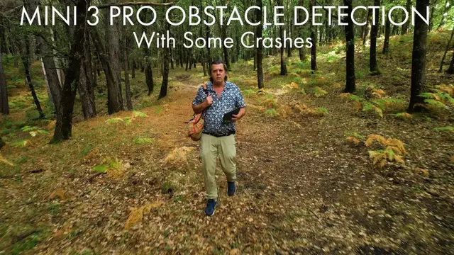 'Video thumbnail for DJI Mini 3 Pro Obstacle Detection and Crash Avoidance'