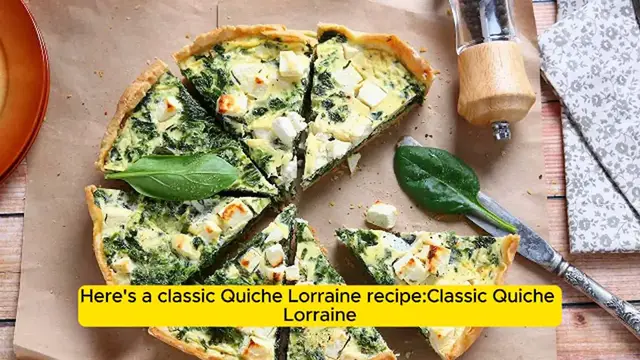 'Video thumbnail for Spinach and Feta Quiche'