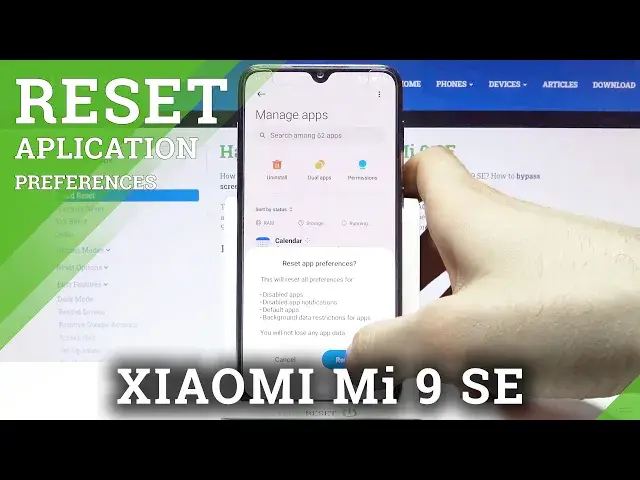 'Video thumbnail for How to Reset Apps Preferences on XIAOMI Mi 9 SE – Restore Apps Preferences'