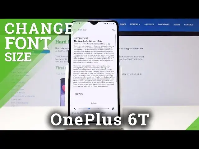 'Video thumbnail for How to Set Up Font Size on OnePlus 6T - Change Font Settings'