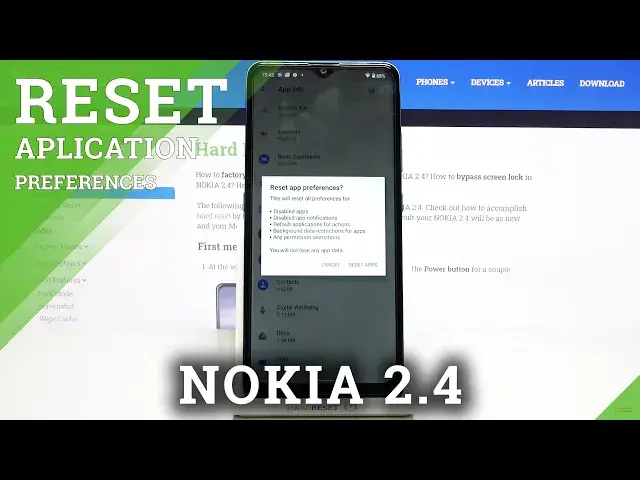 'Video thumbnail for How to Reset App Preferences in NOKIA 2.4 – Restore App Defaults'