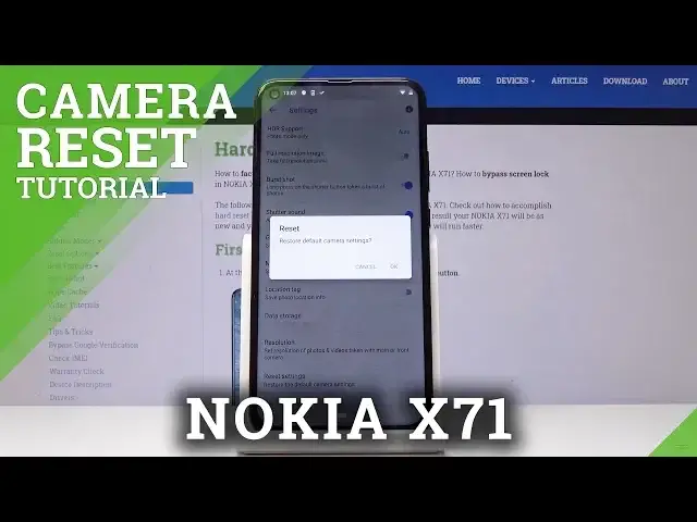 'Video thumbnail for How to Reset Camera in NOKIA X71 - Camera Settings'