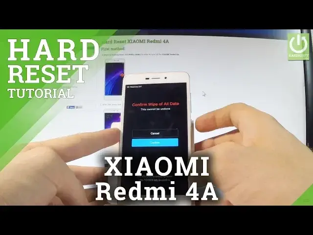 'Video thumbnail for XIAOMI Redmi 4A Hard Reset / Bypass Screen Lock / MI Recovery'