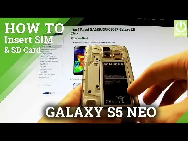 'Video thumbnail for Inserting SIM and Micro SD Card in SAMSUNG G903F Galaxy S5 Neo - Install SD & SIM'