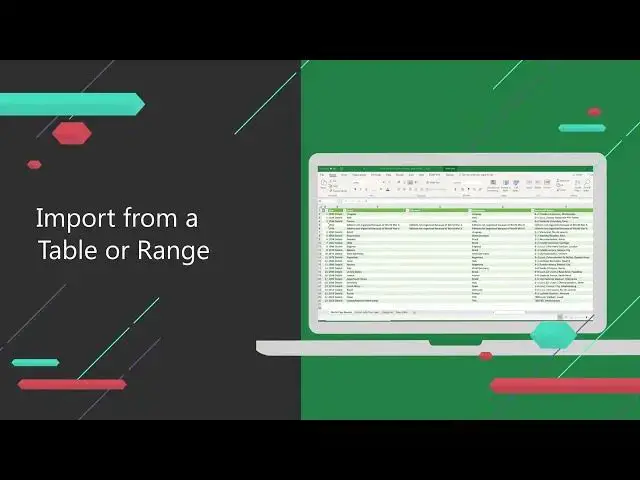 'Video thumbnail for Import from a Table or Range in Excel | Excel Short Clip | Tutorial | #shorts |#itsolzone'