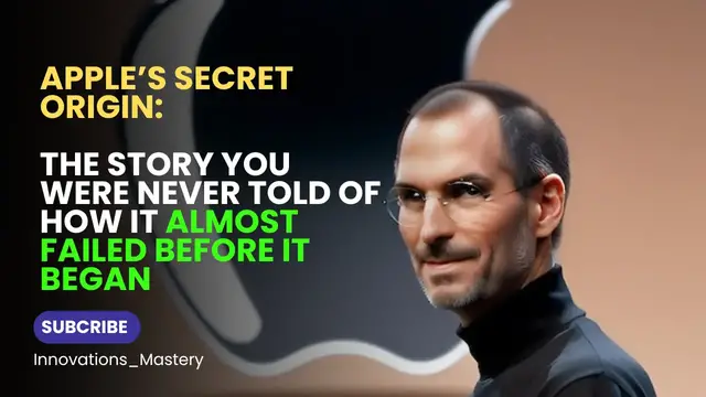 'Video thumbnail for Apple’s Secret Origin: The Story You Were Never Told of How It Almost Failed Before It Began'