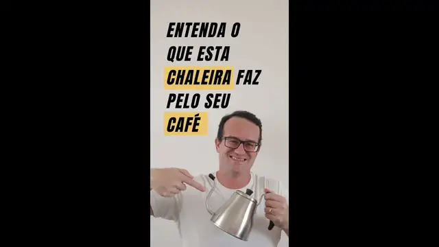 'Video thumbnail for Conheça a chaleira Bico de Ganso'