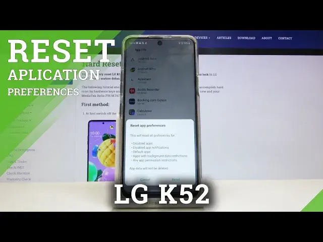 'Video thumbnail for How to Reset App Settings in LG K52 – Restore App Defaults'