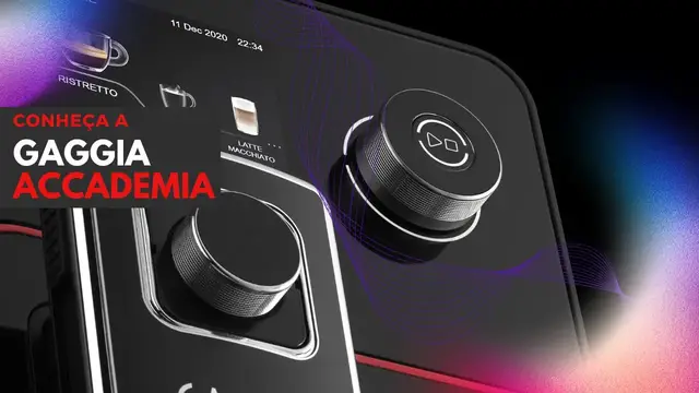 'Video thumbnail for Gaggia Accademia: máquina de espresso doméstica super automática'
