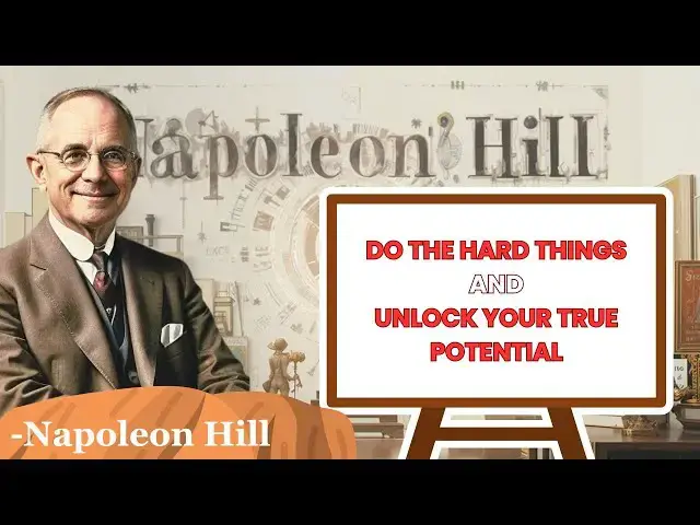 'Video thumbnail for DO THE HARD THING!🔥 Unlock Your True Potential & Achieve Unstoppable Success | Napoleon Hill Classes'