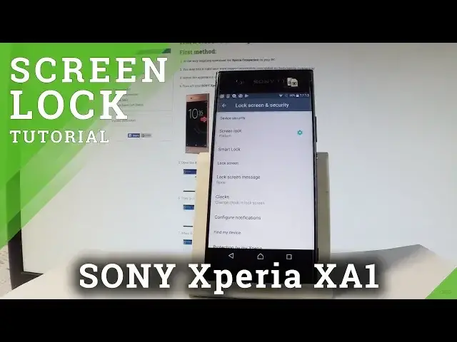 'Video thumbnail for How to Set Up Screen Lock on SONY Xperia XA1 - Add Pattern & Password'