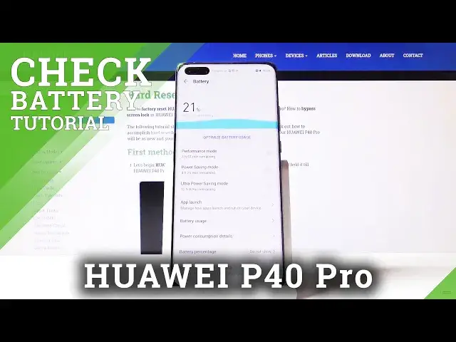'Video thumbnail for How to Show Battery Percentage in HUAWEI P40 Pro – Reveal Battery Information'
