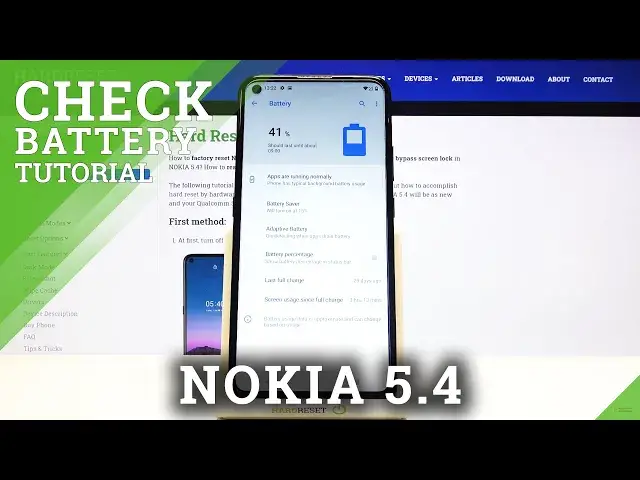 'Video thumbnail for How to Show Battery Percentage in NOKIA 5.4– Battery Information'