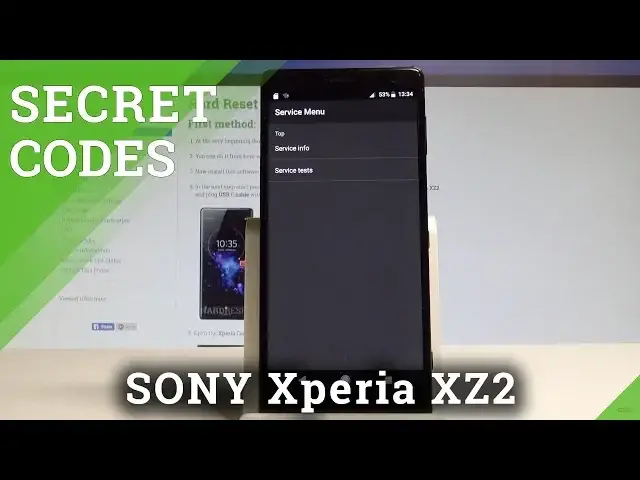 'Video thumbnail for Secret Codes SONY Xperia XZ2 - Hidden Mode / Advanced Options / Secret Menu |HardReset.Info'