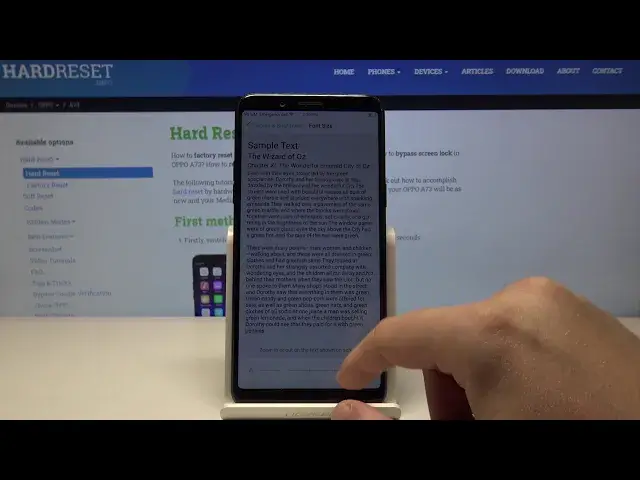 'Video thumbnail for How to Choose Font Size on OPPO A73 – Adjust Text Size'