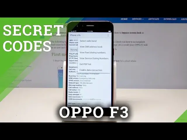 'Video thumbnail for Codes OPPO F3 - Secret Menu / Hidden Mode / Advanced Options'