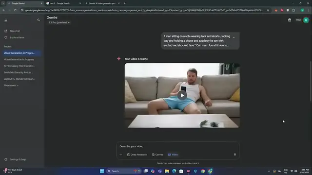 'Video thumbnail for How To Use Veo 3 Free _ Google Veo 3'