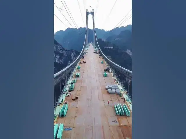 'Video thumbnail for Huajiang Canyon Bridge to Become the World’s Tallest by 2025'