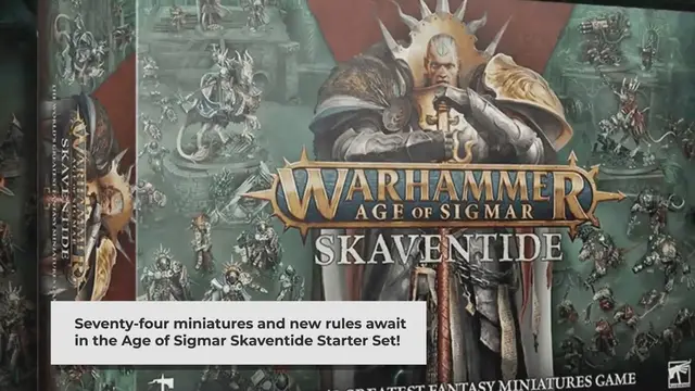 'Video thumbnail for Unveiling the Age of Sigmar Skaventide Starter Set: Miniatures, Rules, and More!'
